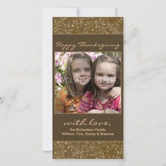 De Kaarten van de Foto van de Bladeren van de (Voorkant)