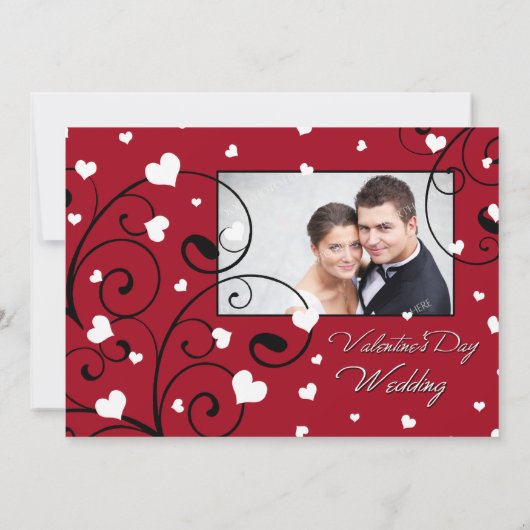 De Kaarten van de Foto van de Uitnodiging van het (Achterkant)