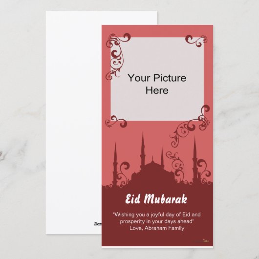 De Kaarten van de Foto van de Werveling van (Voorkant / Achterkant)