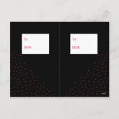 De Kaarten van de Foto van het Hart van de Partij Feestdagenkaart (Achterkant)