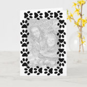 De Kaarten van de Foto van het huisdier (Gele Bloem)