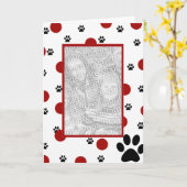 De Kaarten van de Foto van het huisdier (Gele Bloem)