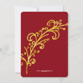 De Kaarten van de Foto van Navidad van Feliz (Achterkant)