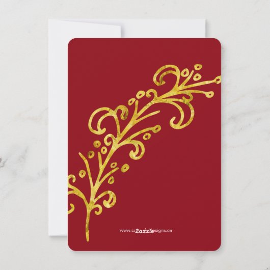 De Kaarten van de Foto van Navidad van Feliz (Achterkant)