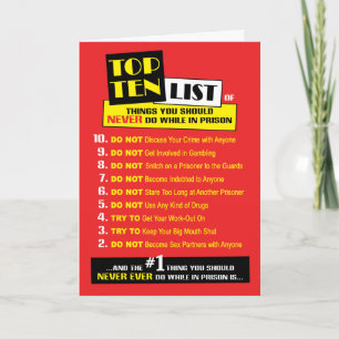 De Kaarten van de gevangenis - Bovenkant Tien