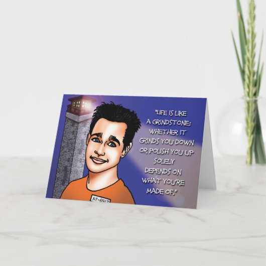 De Kaarten van de gevangenis - Slijpsteen (Voorkant)