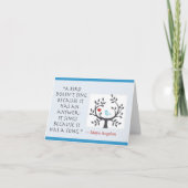 De kaarten van de het liednota van de vogel (Voorkant)