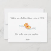 De kaarten van de Kerstboom van het Koekje van het (Achterkant)