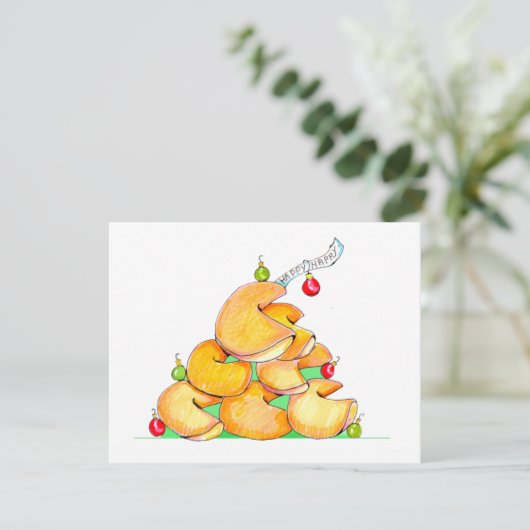 De kaarten van de Kerstboom van het Koekje van het (Staand voorkant)