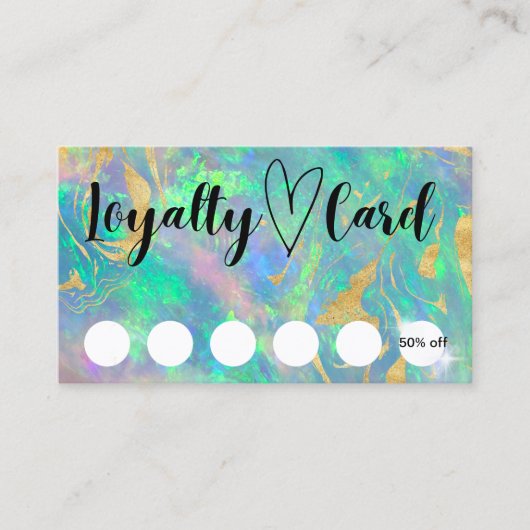 De Kaarten van de klantentrouw van de moderne Blue Visitekaartje (Voorkant)