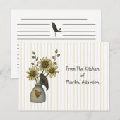 De Kaarten van de Kraai van het land en van het (Voorkant / Achterkant)