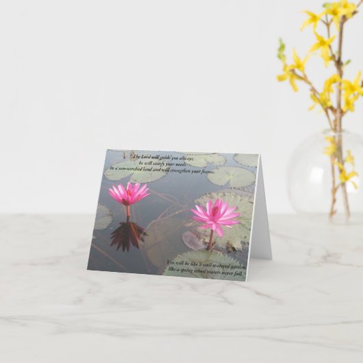 De Kaarten van de Nota van de Tuin van Lotus (Gele Bloem)