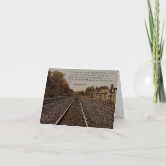 De Kaarten van de Nota van het 29:11 van Jeremiah (Voorkant)