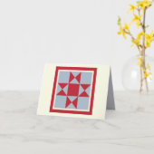 De Kaarten van de Nota van het dekbed - (rood/de (Gele Bloem)