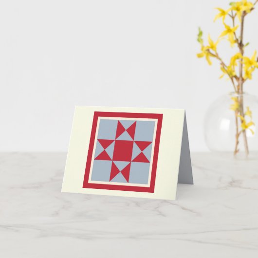 De Kaarten van de Nota van het dekbed - (rood/de (Gele Bloem)