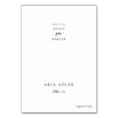 De  Kaarten van de Plaats van het Menu van de Bied (Voorkant)