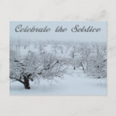 De Kaarten van de Solstice Winter Scene vieren (Voorkant)