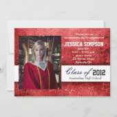 De Kaarten van de Uitnodiging van afstuderen (Voorkant)