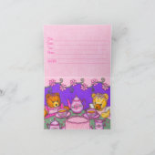 De Kaarten van de Uitnodiging van het Theekransje (Binnen)