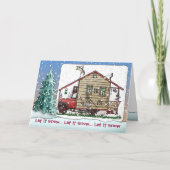 De Kaarten van de Vakantie van de Kampeerauto van (Voorkant)