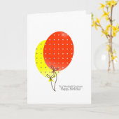 De Kaarten van de Verjaardag van de werknemer, (Gele Bloem)