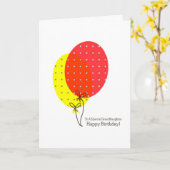 De Kaarten van de Verjaardag van Grandaughter, (Gele Bloem)