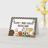 De Kaarten van de Verjaardag van Slugger van het (Gele Bloem)