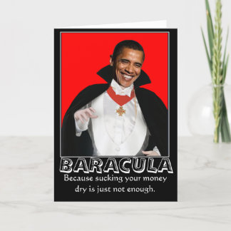 De kaarten van Halloween van Baracula