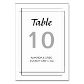 De Kaarten van het Aantal van de Lijst van het (Voorkant)