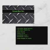 De Kaarten van het bouwvak Visitekaartje (Voorkant / Achterkant)