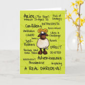 de kaarten van het dierenriemwoord - aries (Gele Bloem)