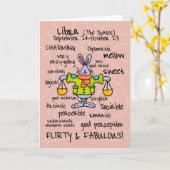 de kaarten van het dierenriemwoord - libra (Gele Bloem)