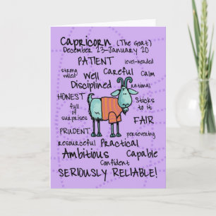 de kaarten van het dierenriemwoord - Steenbok