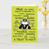 de kaarten van het dierenriemwoord - virgo (Gele Bloem)