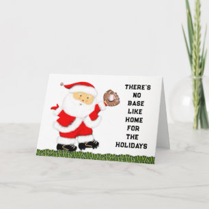 De Kaarten van het honkbal voor Kerstmis