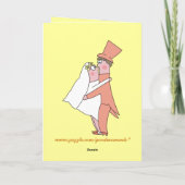 De Kaarten van het Huwelijk van de Gelukwensen van (Achterkant)