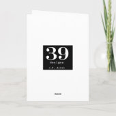 de kaarten van het Kerstmisornament (Achterkant)