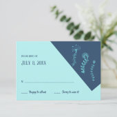 De Kaarten van kwallen RSVP Kaartje (Staand voorkant)