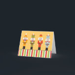 De Kaarten van Nutcrakers ~<br><div class="desc">DE KAART VAN DE NOTA WORDT GEBRUIKT ALS GEBREK. OPTIE OM IN WENSKAART TE VERANDEREN. Vrolijke Kerstmis en een Gelukkig Nieuwjaar! GEWAARBORGDE TEVREDENHEID OF DE RUG VAN HET GELD! De achtergrond van de verandering van om het even welke kleur, grootte, document of vorm op meeste design en de producten. U...</div>