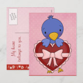 De Kaarten van Valentijn voor Kind Feestdagenkaart (Voorkant / Achterkant)