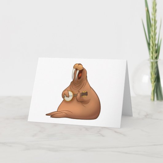 De Kaarten van Walrussen banjo-Strummin (Voorkant)