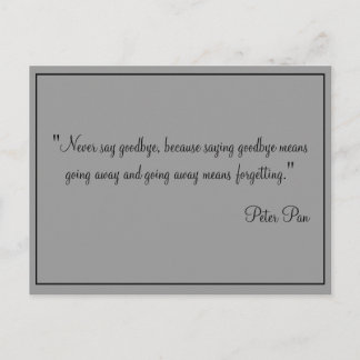 De kaarten zeggen nooit vaarwel