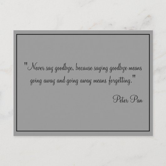 De kaarten zeggen nooit vaarwel (Voorkant)