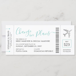 De kaartje van de pas van het instappen verandert  aankondiging