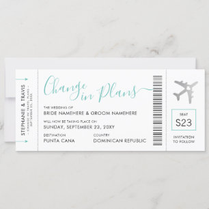 De kaartje van de pas van het instappen verandert  aankondiging