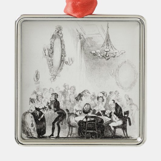 De kaartkamer bij Bath Metalen Ornament (Voorkant)