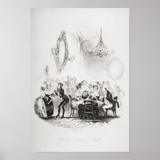 De kaartkamer bij Bath Poster (Voorkant)