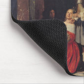 De kaartspelers, c.1663-65 muismat (Hoek)