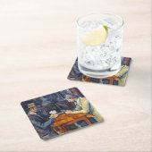 De kaartspelers, Cezanne Kartonnen Onderzetters (Insitu)