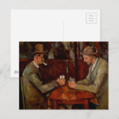 De kaartspelers, Claude Cezanne Briefkaart (Voorkant / Achterkant)